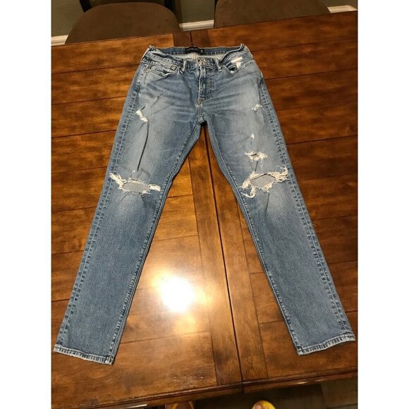 Abercrombie & Fitch Athletic Skinny Stretch jeans size 30w 32L - Picture 1 of 4
